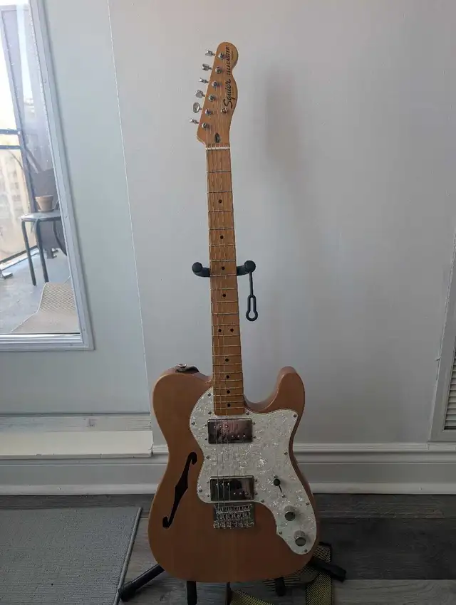squier classic vibe 70s thinline  telecaster