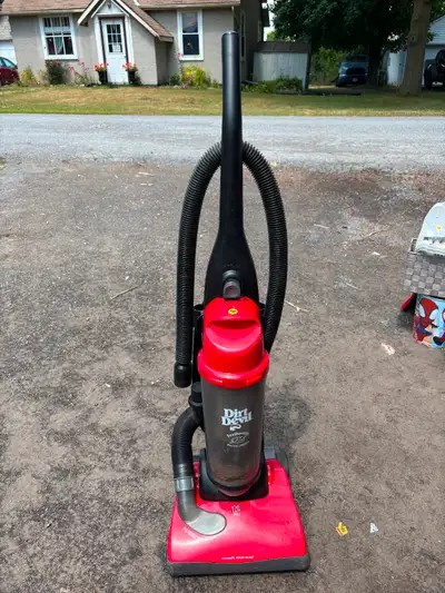 Big vacuum that does a lovely job..plugs in and has the hose to it as well!