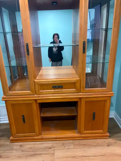China Cabinet--Wood, View more