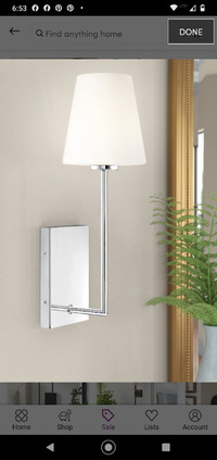 Firth 1 light dimmable armed sconce 