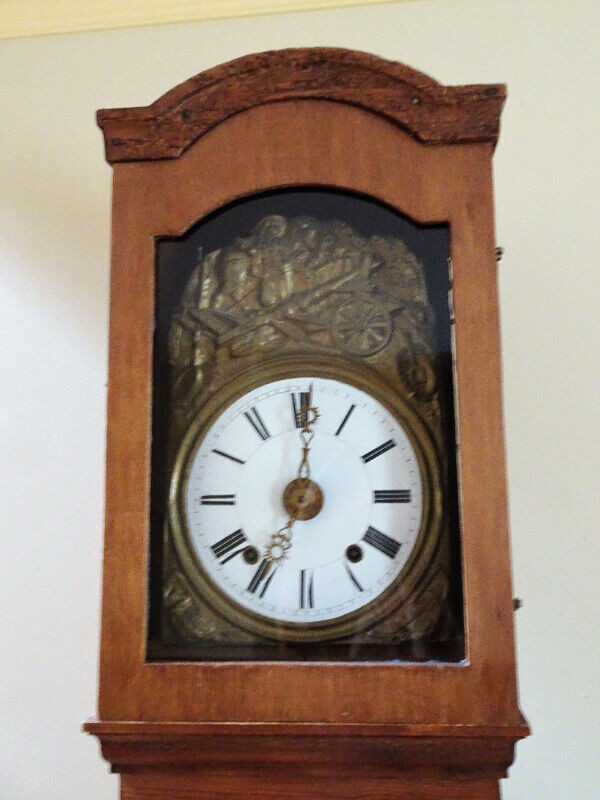 Horloge Grand-Père Comtoise, Grandfather Comtoise clock dans Art et objets de collection  à Ville de Montréal - Image 2