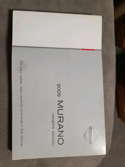 2009 Nissan Murano Owners
Manual, View more