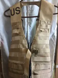 USA Military Molle two - 3 Desert Camo Vest 
