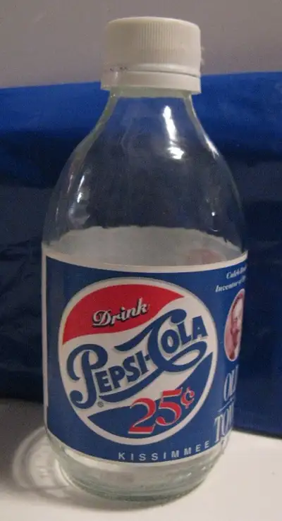 Vintage PEPSI Bottle 25¢ OLD TOWN, View more