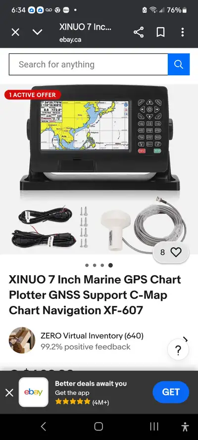 New Xinuo XF607 GPS Navigation, GNSS Chart Plotter supports BDS, GPS Daul Mode high precision self d...