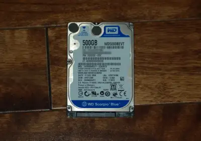 500GB 2.5" SATA Laptop Hard Drive Western Digital WD5000BEVT, View more