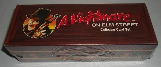 1991 NIGHTMARE ON ELM STREET COFFIN CARD SET SEALED in Arts & Collectibles in Oakville / Halton Region - Image 2