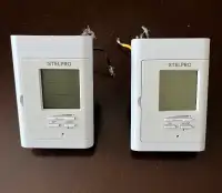 Thermostats pour planchers chauffants et plinthes électriques.
