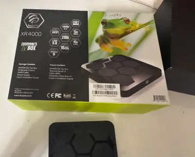 I'm selling a used BuzzTV XRS4000 set-top box that delivers high-definition streaming with its 4K re...