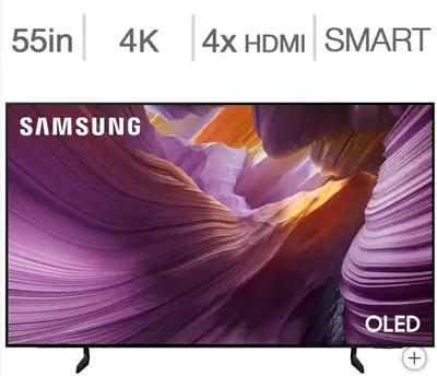 Télévision OLED 55'' QN55S84FAFXZC 4K UHD HDR Atmos TV Samsung, View more