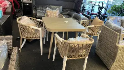 5pc luxury aluminum dinpatio set, View more