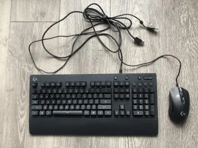 CLAVIER ET SOURIS LOGITECH GAMER RGB KEYBOARD AND MOUSE, View more