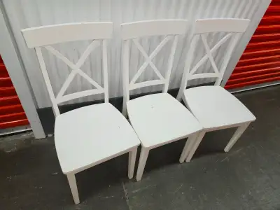 White X-Back Dining Chairs, View more