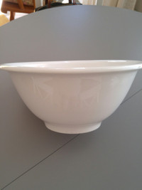 1 Large White Bowl - $5.00