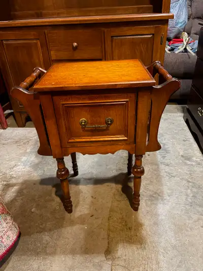 Antique Solid Wood Side Table, View more