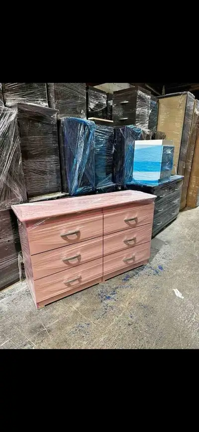  pink and white dresser set for $100 , View more
