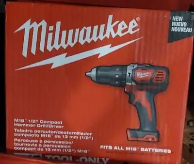 MILWAUKEE 1/2in COMPACT HAMMER DRILL/ DRIVER, View more