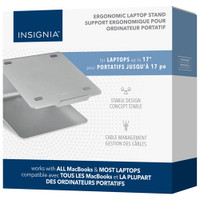 Insignia Ergonomic Laptop Stand for up to 17" Laptop, Durable