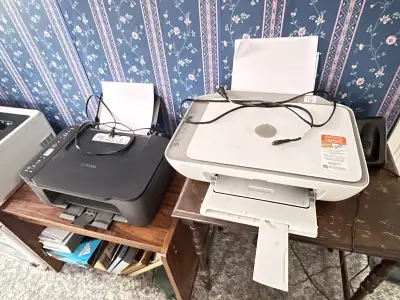 inkjet printers HP plus Canon, View more