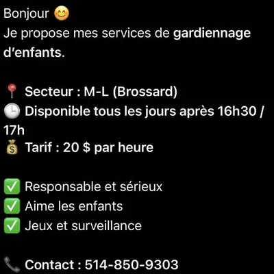 garde d’enfant , View more