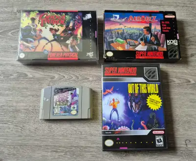 Super Nintendo & N64 games for sale, View more
