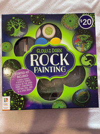 Glow in the dark rock painting kit