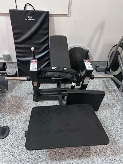 Elevate your leg day with this Element Fitness leverage squat machine, designed to target your quads...