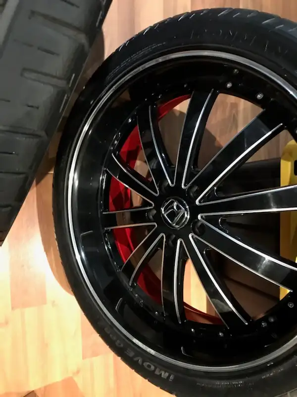 22" Red Sport Wheel 114.3x5 in Tires & Rims in Oshawa / Durham Region - Image 13