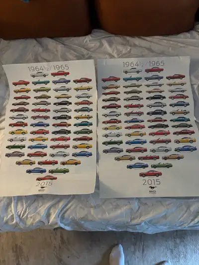Ford Poster 1964 1/2 - 1965 Good Condition, View more