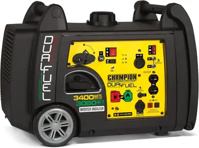 Champion 3400/3100 W Dual Fuel Generator, View more