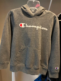 Boys grey Champion hoodie size 7/8 - NWOT