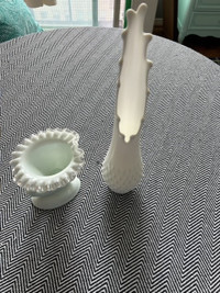 Rare milk glass pieces (open to trade)