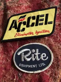 Rite Equipment & Accel patches 