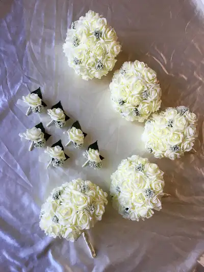 Custom Artificial Wedding Rose Bouquets for Sale, View more