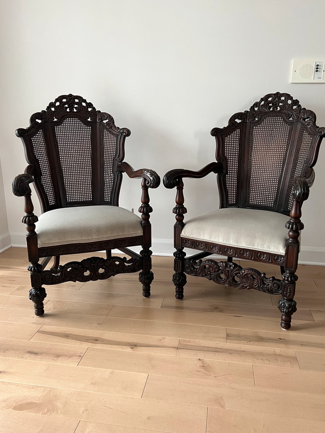 2 fauteuils antique comme neuf  dans Sofas et futons  à Longueuil/Rive Sud