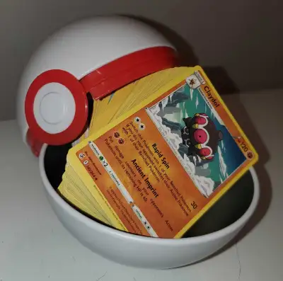 Mixed sets. Selling in a pokemon ball for $20