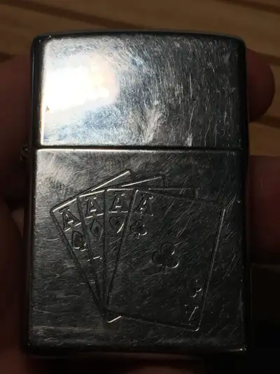 Vintage Zippo Lighter Playing cards Put in the new Flint Stones and Lighter Fuel yourself
