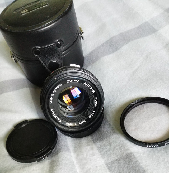 Olympus OM 50mm f/1.8 manual focus lens in Cameras & Camcorders in Trenton - Image 3