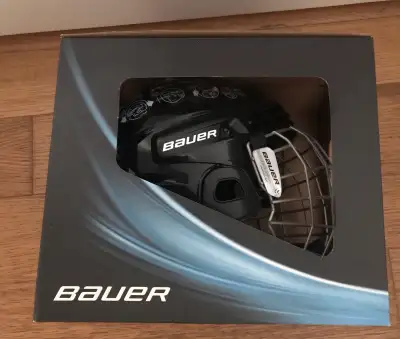 Bauer 2100 Sport Hockey Helmet & Cage Combo, Youth, Black, , View more
