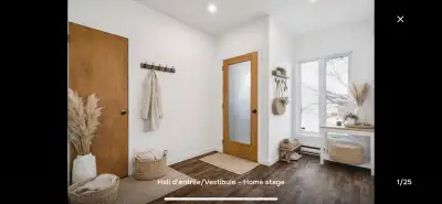 Superbe appartement entièrement rénové, situé en plein cœur du Plateau Mont-Royal, dans un secteur r...