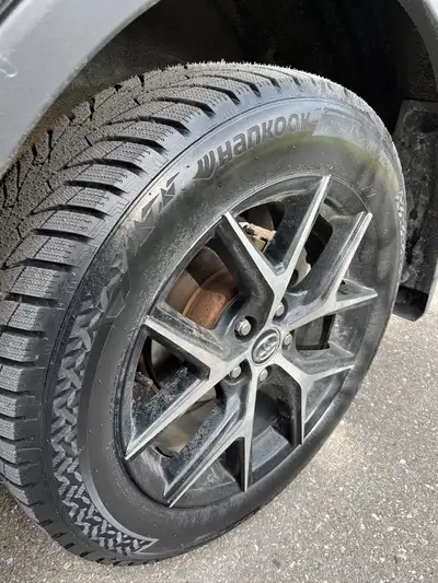 These Hankook Winter tires, size 235/65R17, have only seen one winter season and are in excellent li...