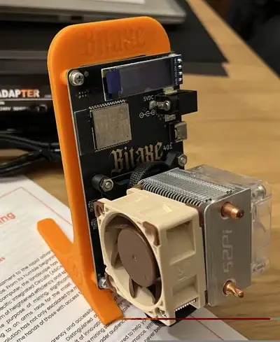 Brand new BitAxe Supra Bitcoin miner. NEVER USED. Up to 700 GH/s (as per BitAxe specs)