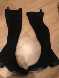 Zara Suede Knee high boots 