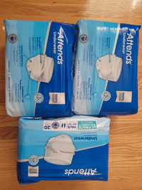 Attends disposable brief adult diaper size youth small