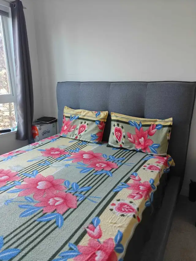 Queen Bed with Headboard – Like New in Beds & Mattresses in Delta/Surrey/Langley - Image 6