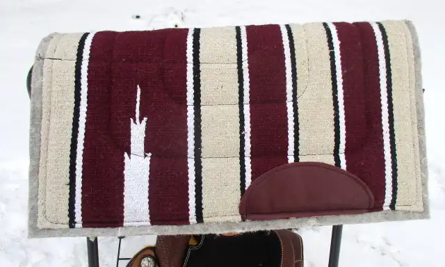 New 10" Mini Saddle, chestnut colour, will ship in Equestrian & Livestock Accessories in Dawson Creek - Image 10