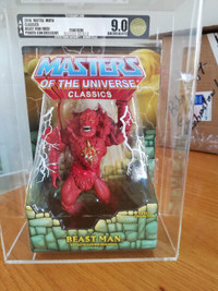 masters  universe classics red beastman AFA 9.0 UNCIRCULATED