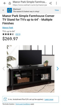 TV Stand for TVs up to 64 Inch