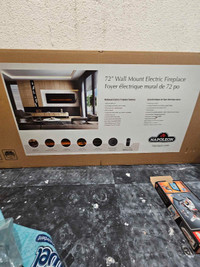 BRAND NEW NAPOLEON (72 in.) ELECTRIC WALL MOUNT FIREPLACE