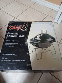 Masterchef portable charcoal grill bbq barbecue 